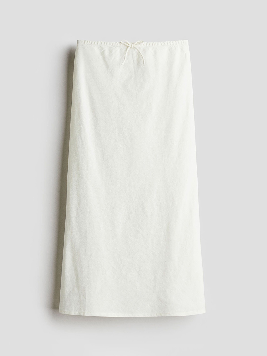 

H&M Linen Blend Skirt, White