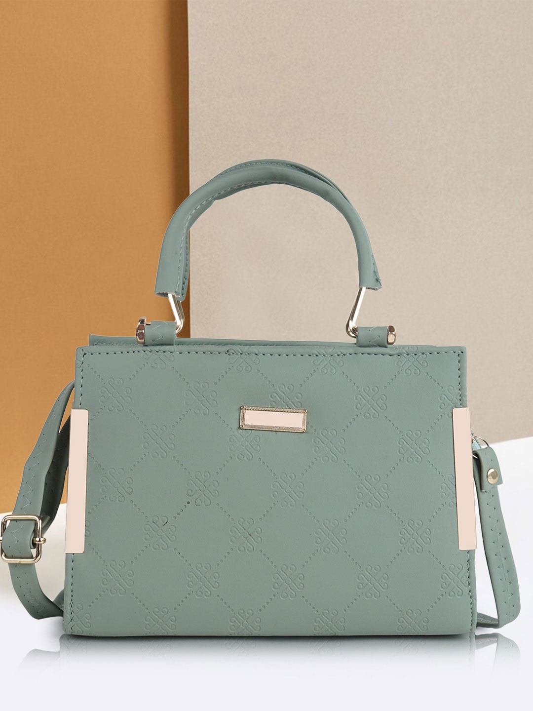 

ROMOFY Hobo Bag with Quilted, Sea green