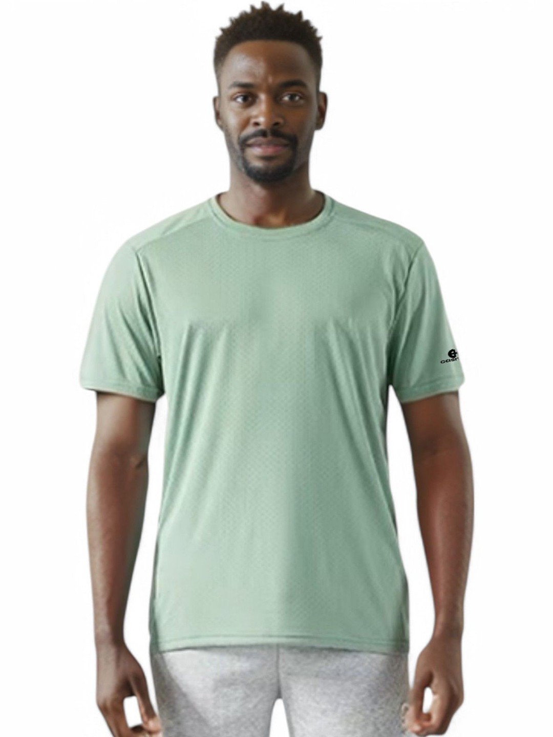 

CASMIR Men Extended Sleeves Pockets T-shirt, Lime green