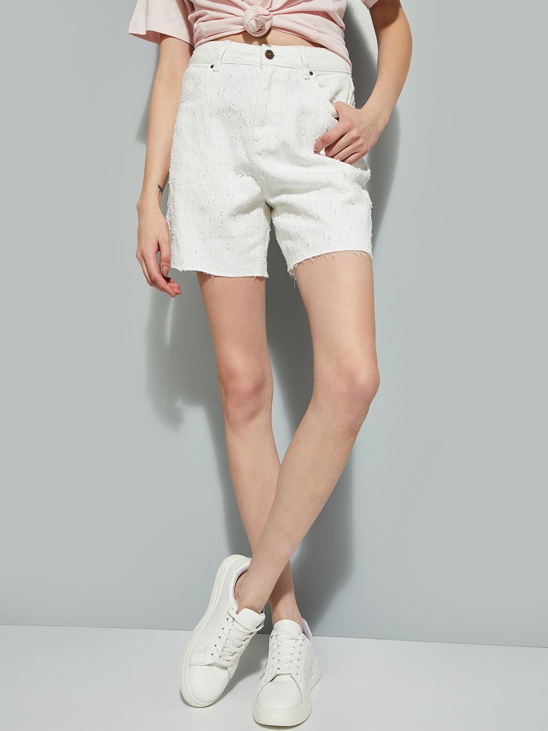 

max Women Shorts, White