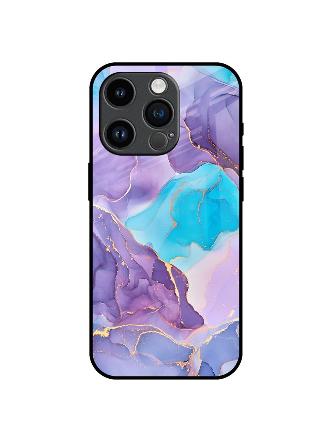 

QRIOH Quirky Printed iPhone 14 Pro Back Case Mobile Accessories, Purple