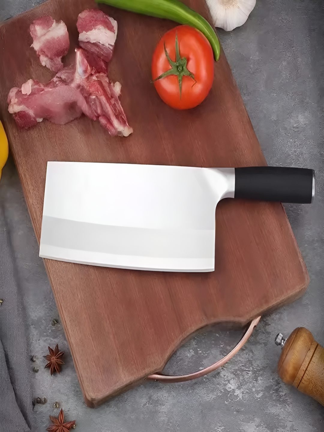 

MACHADO Silver-Toned 2025 Stainless Steel Knife