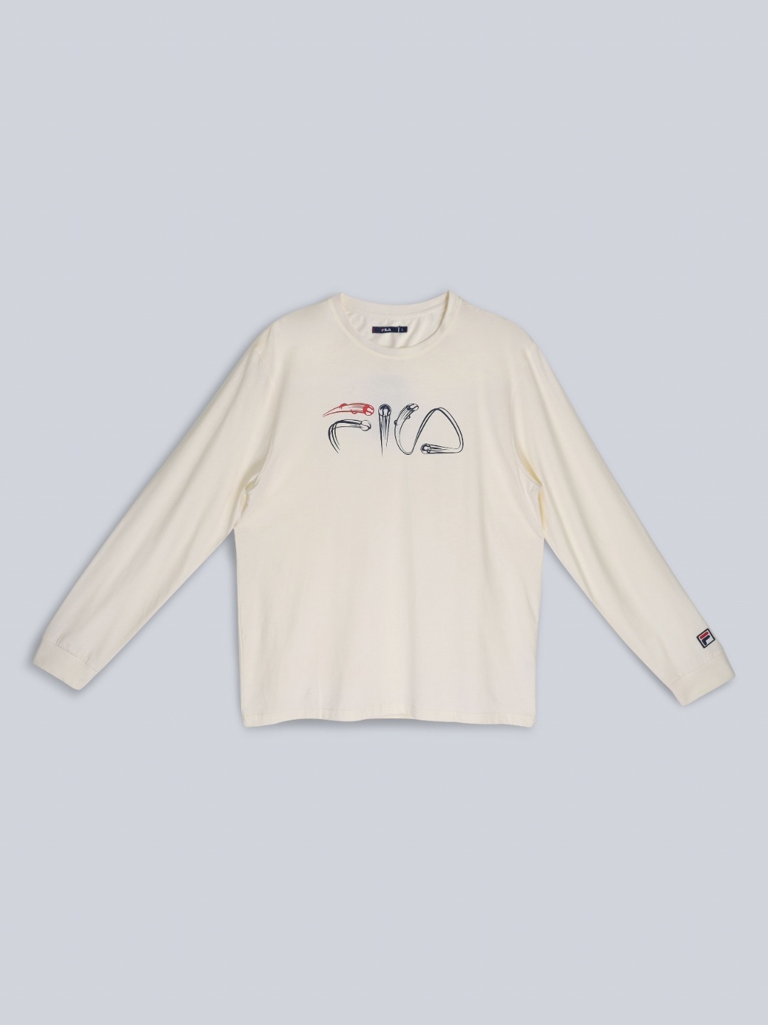 

FILA Men Applique T-shirt, Off white