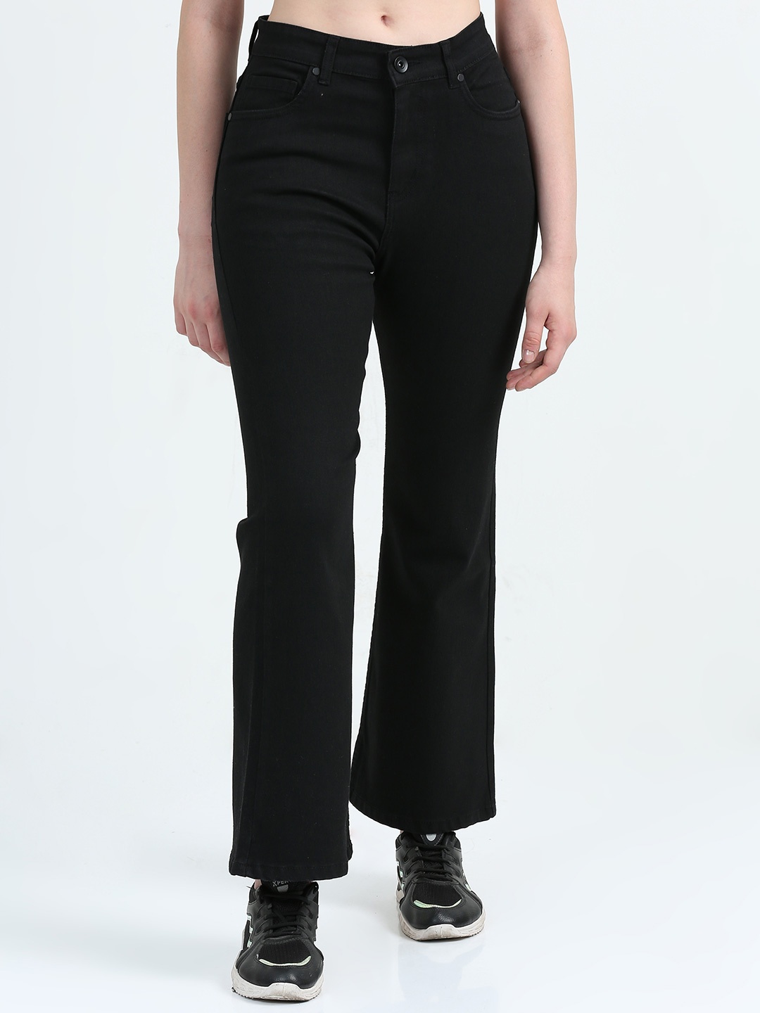 

Chemistry Women Comfort Bootcut High-Rise Stretchable Jeans, Black