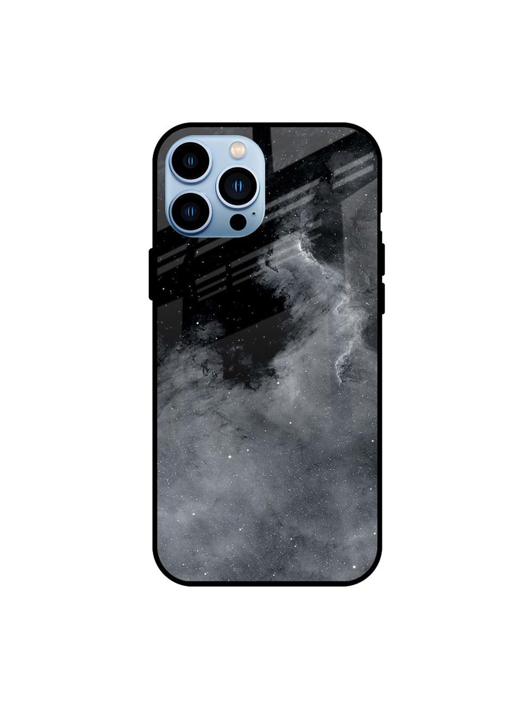 

QRIOH Quirky Printed iPhone 13 Pro Max Back Case Mobile Accessories, Black