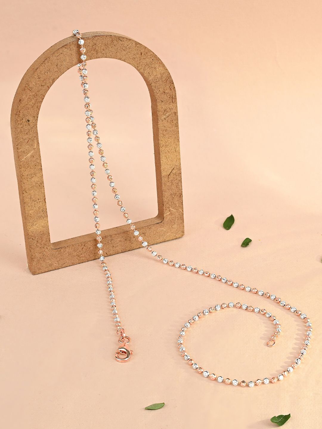 

TOUCH925 Silver Chain, Rose gold