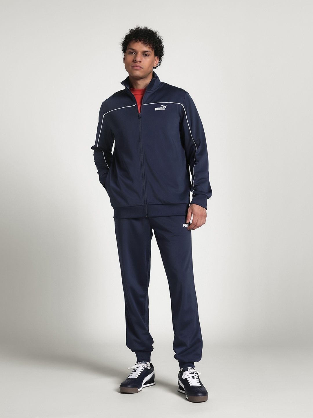 

Puma Brand Logo Printed Long Sleeve Tracksuit, Blue