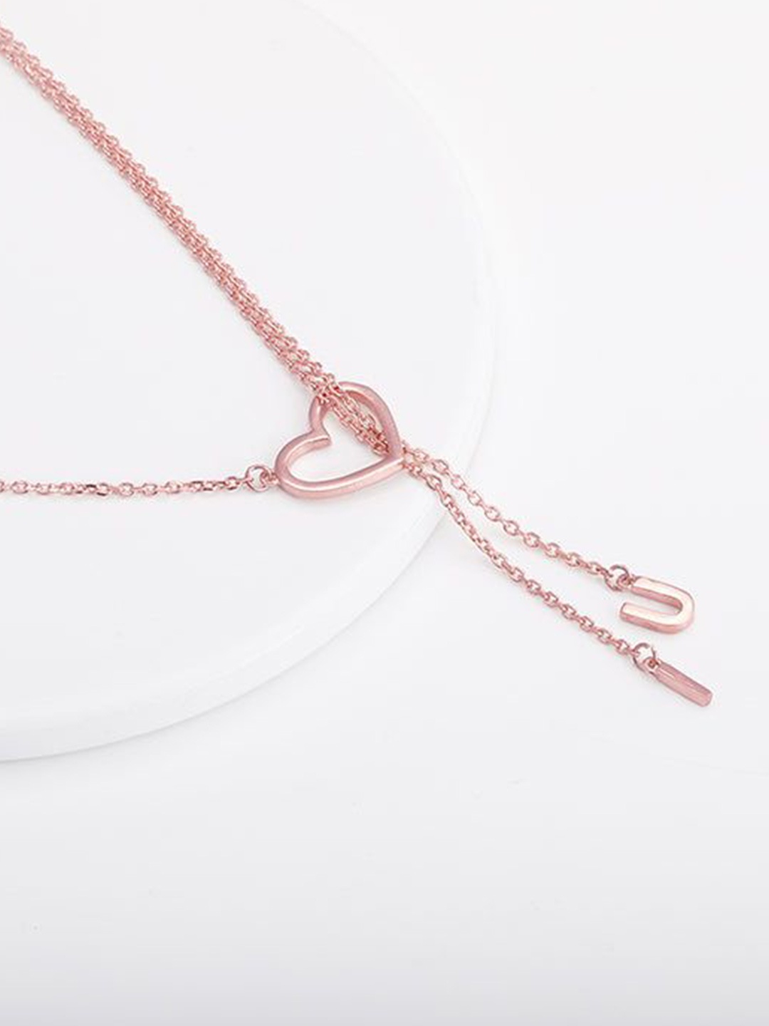 

GIVA Sterling Silver Rose Gold-Plated Necklace