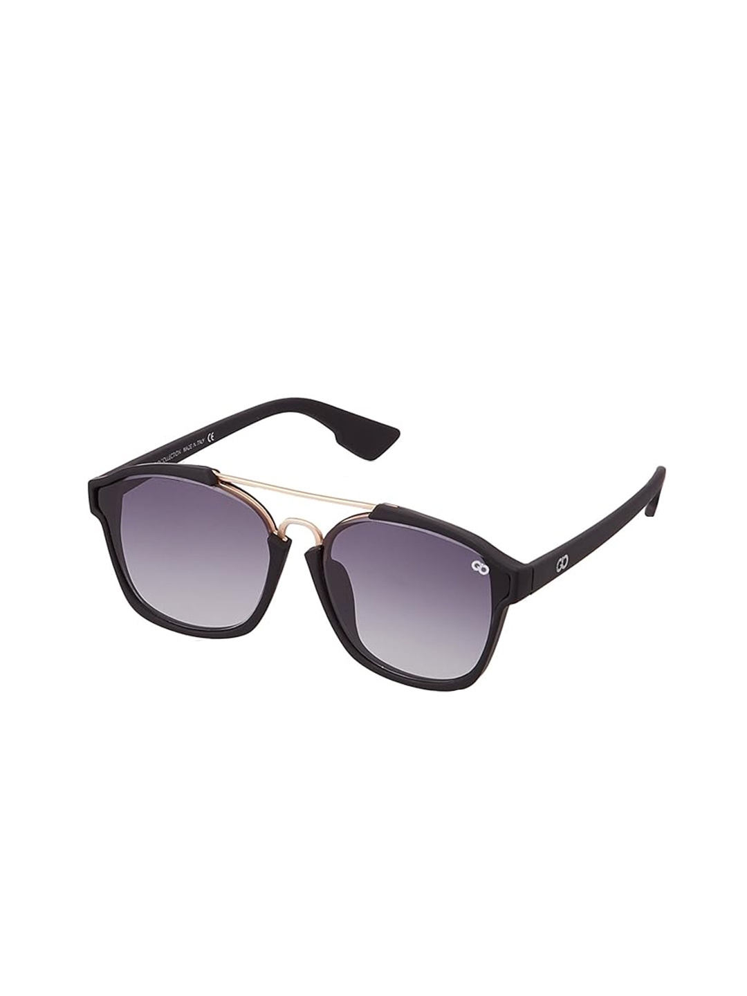 

GIO COLLECTION Unisex Square Sunglasses with UV Protected Lens, Purple