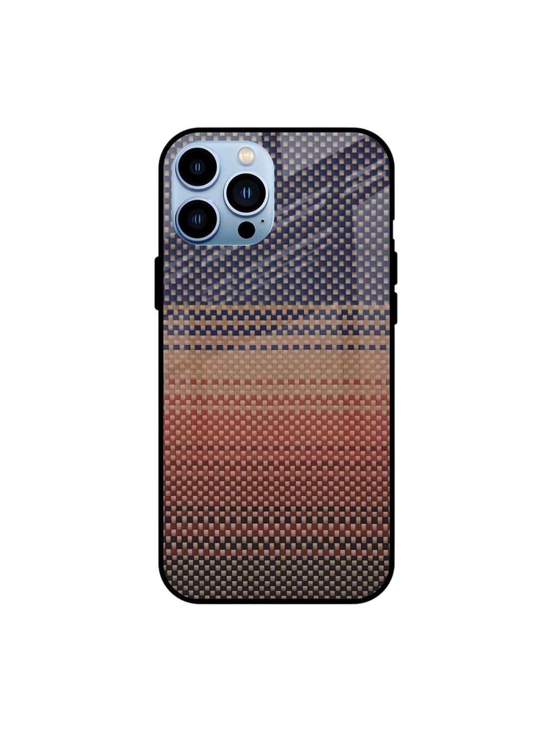 

QRIOH Abstract Printed iPhone 13 Pro Max Back Case Mobile Accessories, Brown