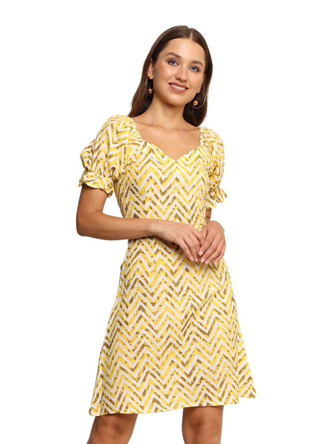 

JC JUMMY COUTURE A-Line Mini Dress, Yellow