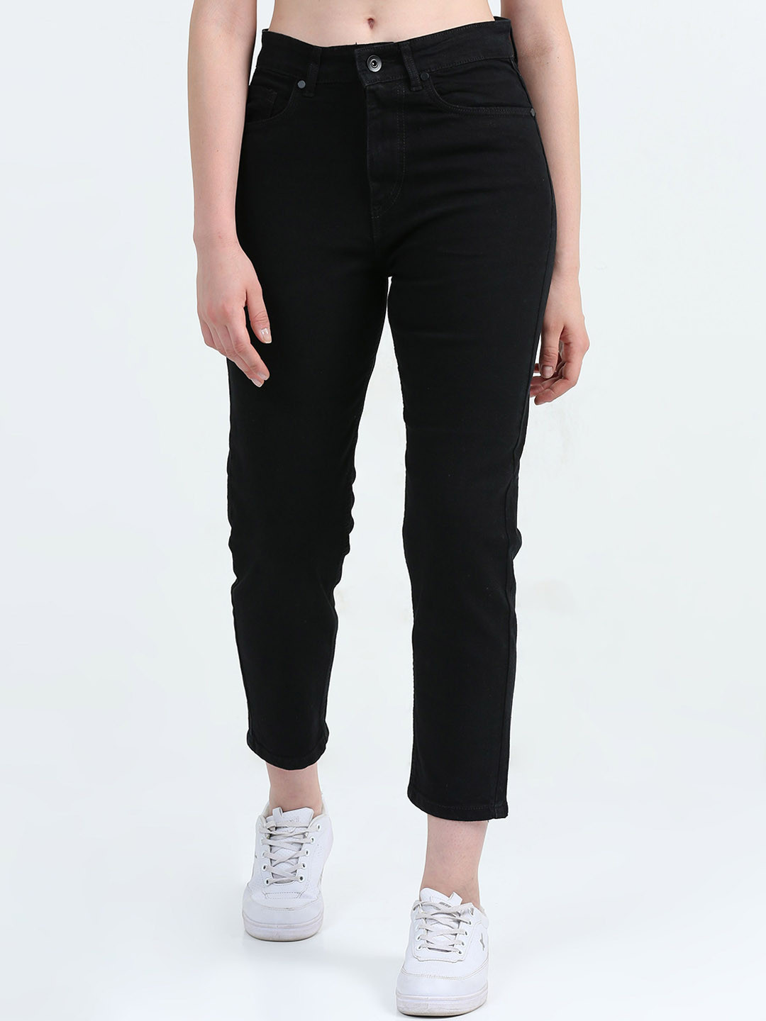 

Chemistry Women Comfort High-Rise Stretchable Jeans, Black