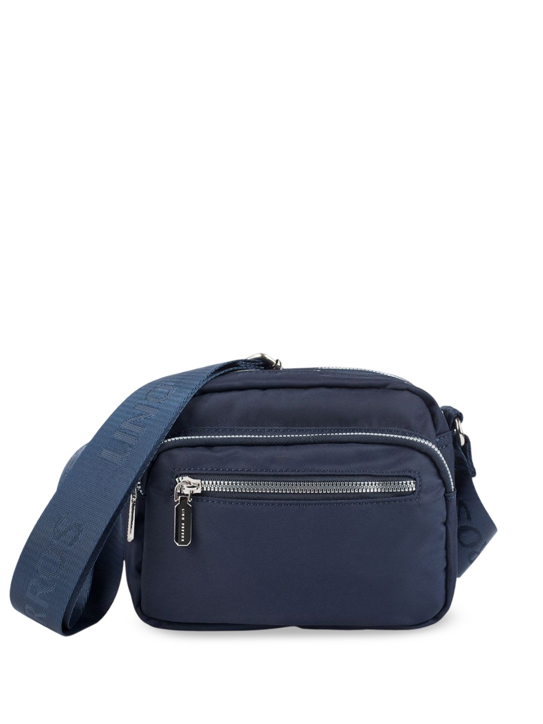 

Lino Perros Structured Sling Bag, Navy blue