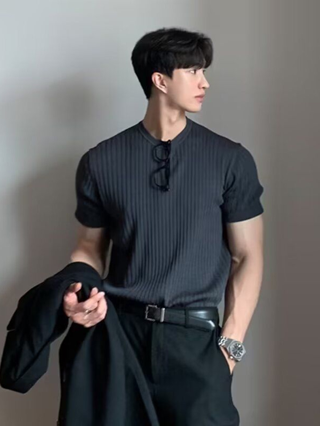 

StyleCast Men T-shirt, Black