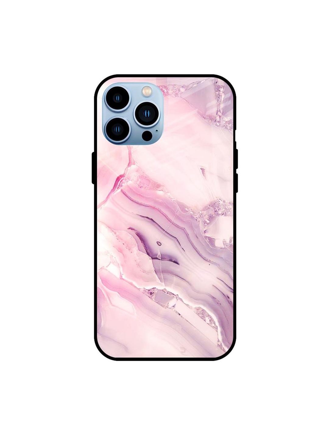 

QRIOH Quirky Printed iPhone 13 Pro Max Back Case Mobile Accessories, Pink