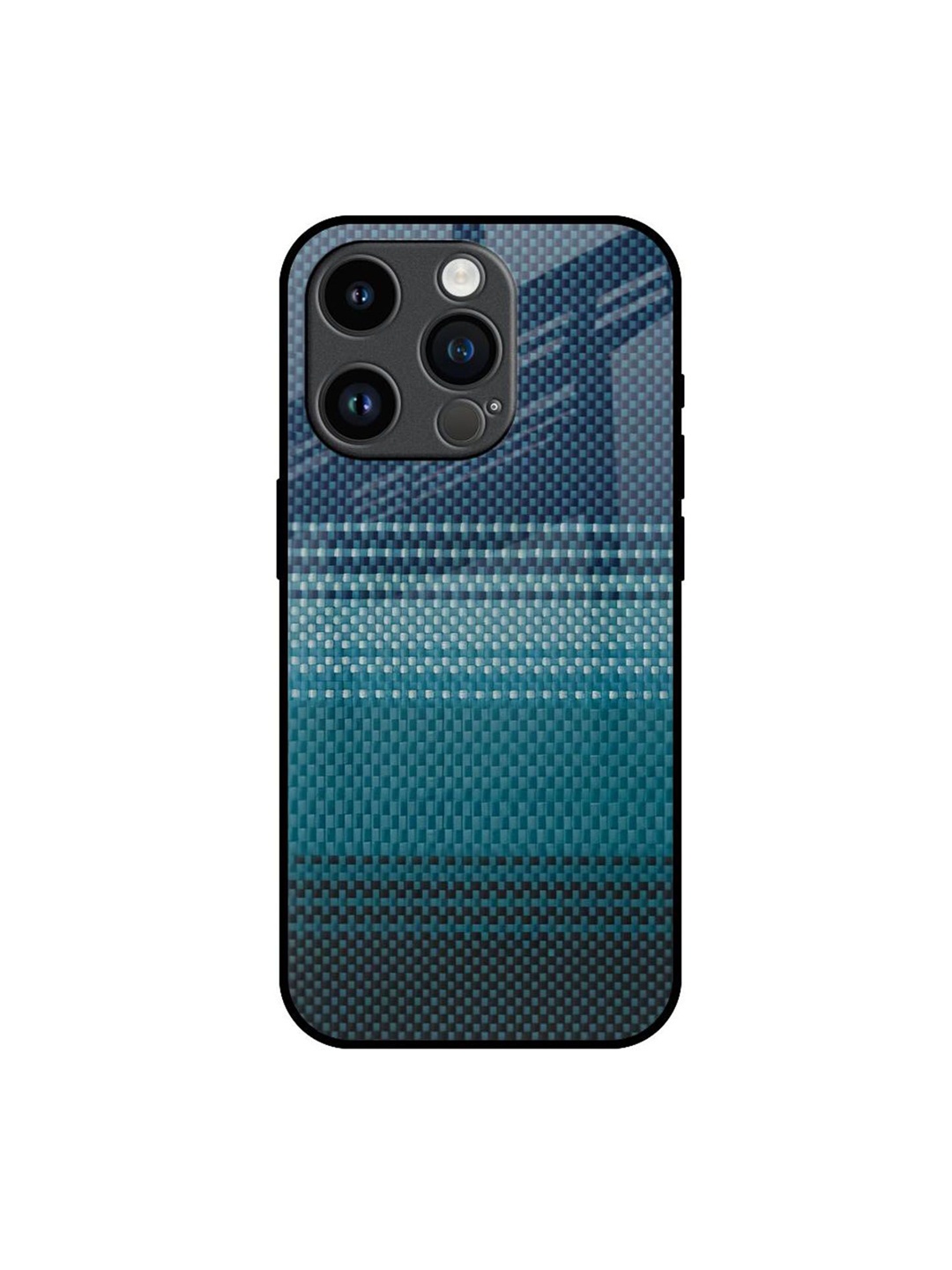 

QRIOH Abstract Printed iPhone 14 Pro Back Case Mobile Accessories, Blue