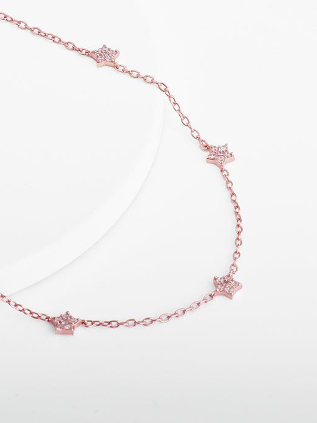 

GIVA Sterling Silver Rose Gold-Plated Necklace