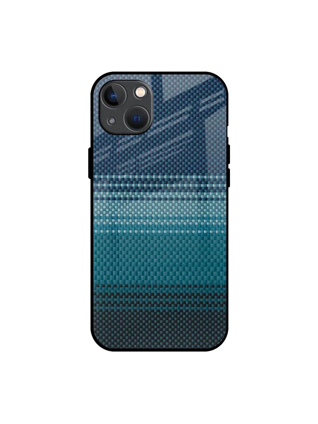 

QRIOH Abstract Printed iPhone 13 Mini Back Case Mobile Accessories, Blue