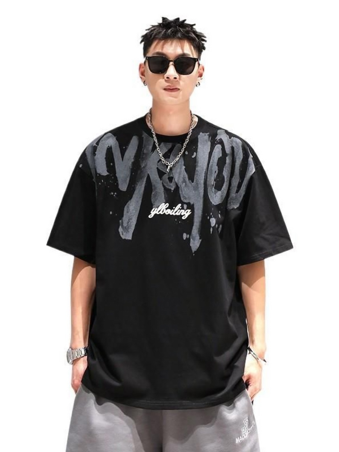 

StyleCast Men Typography Printed T-shirt, Black