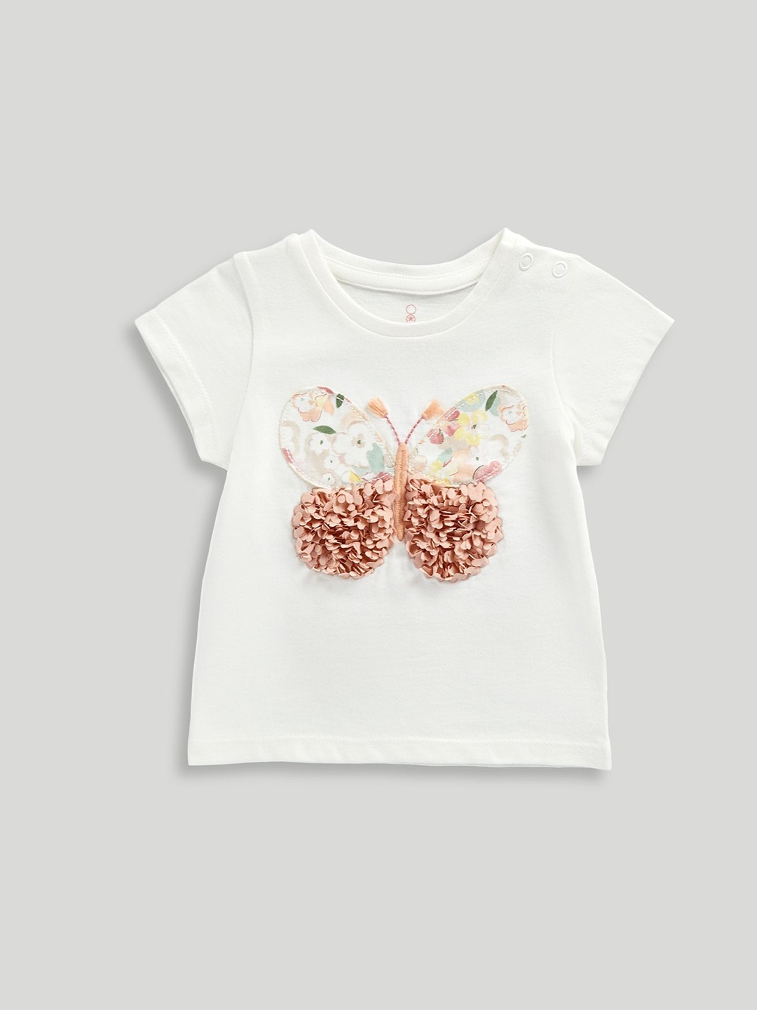

mothercare Girls Applique T-shirt, Pink
