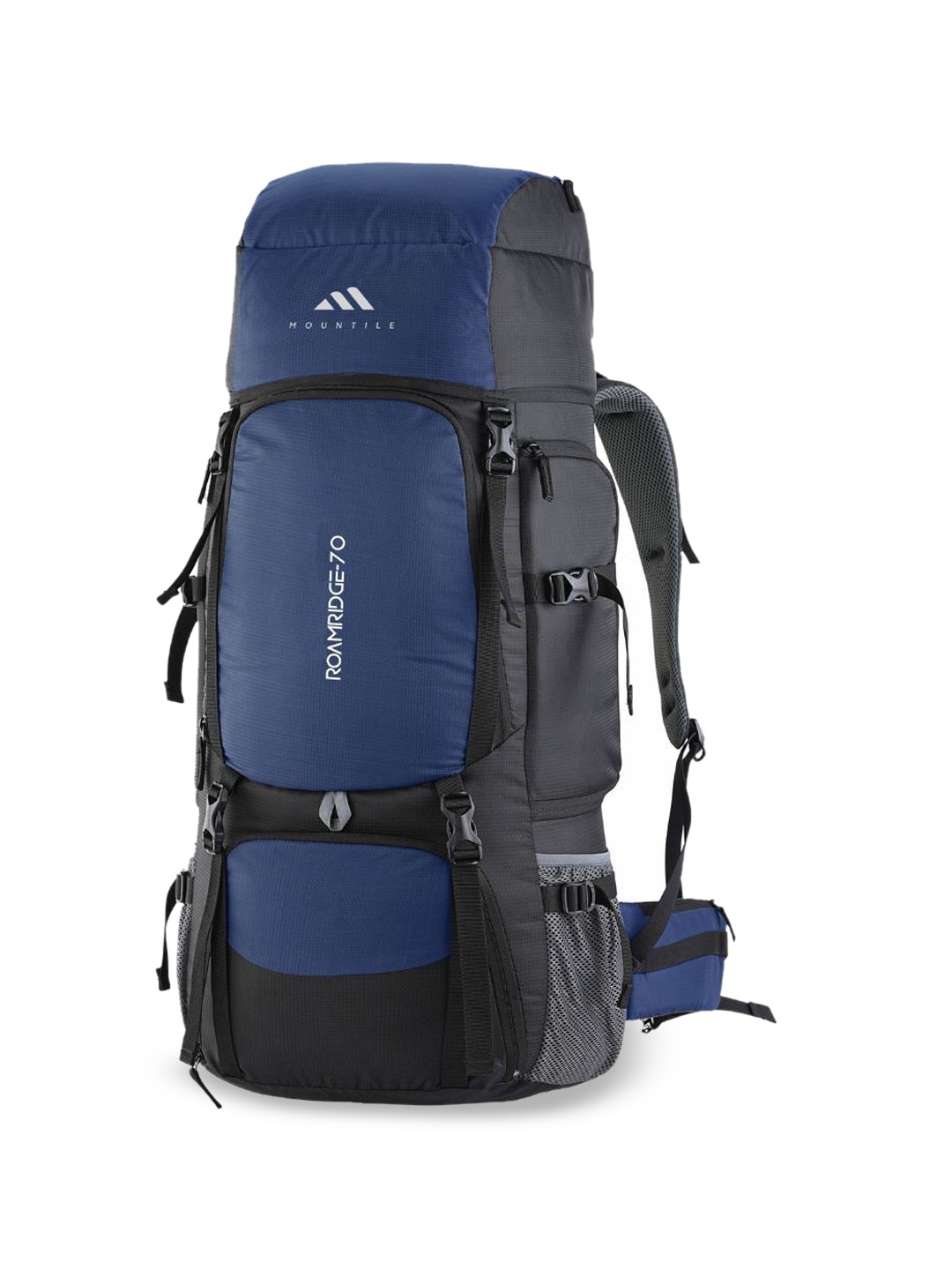 

MOUNTILE Roamridge Rucksack Travel Backpack - 70L, Blue