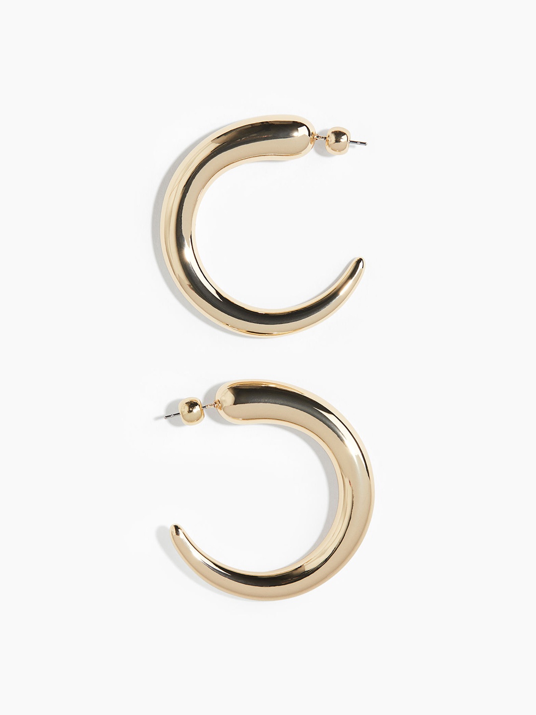 

H&M Hoop Earrings, Yellow