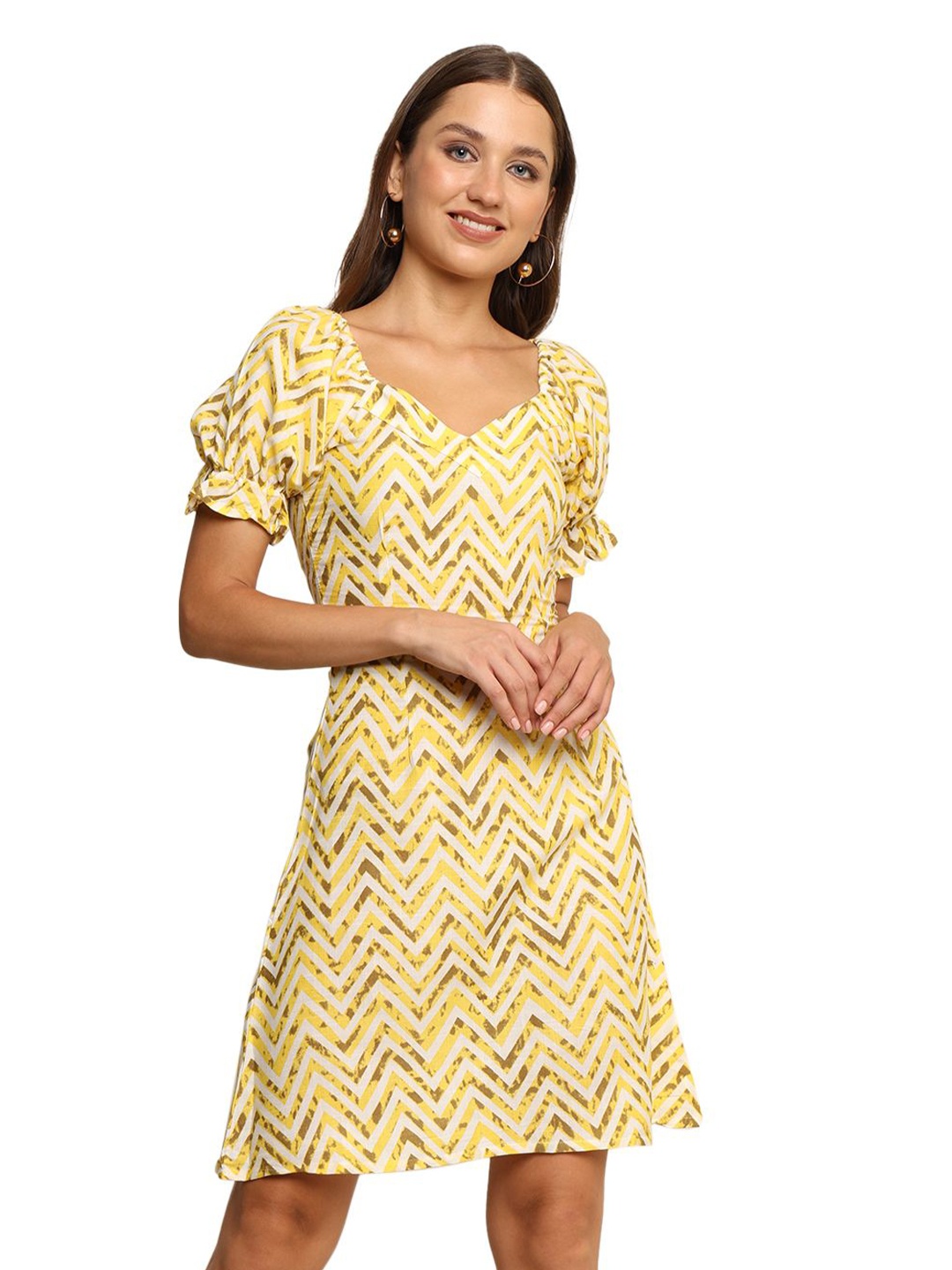 

JC JUMMY COUTURE A-Line Mini Dress, Yellow