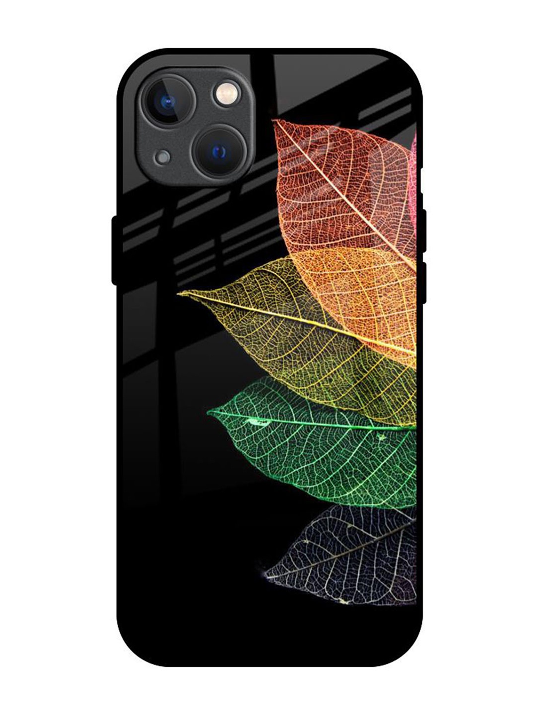

QRIOH Quirky Printed iPhone 13 Mini Back Case Mobile Accessories, Black
