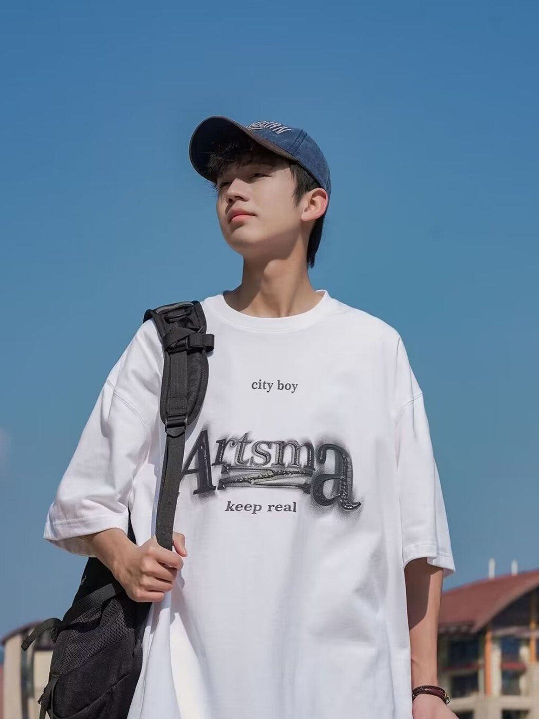 

StyleCast Men Typography Printed Pure Cotton T-shirt, White