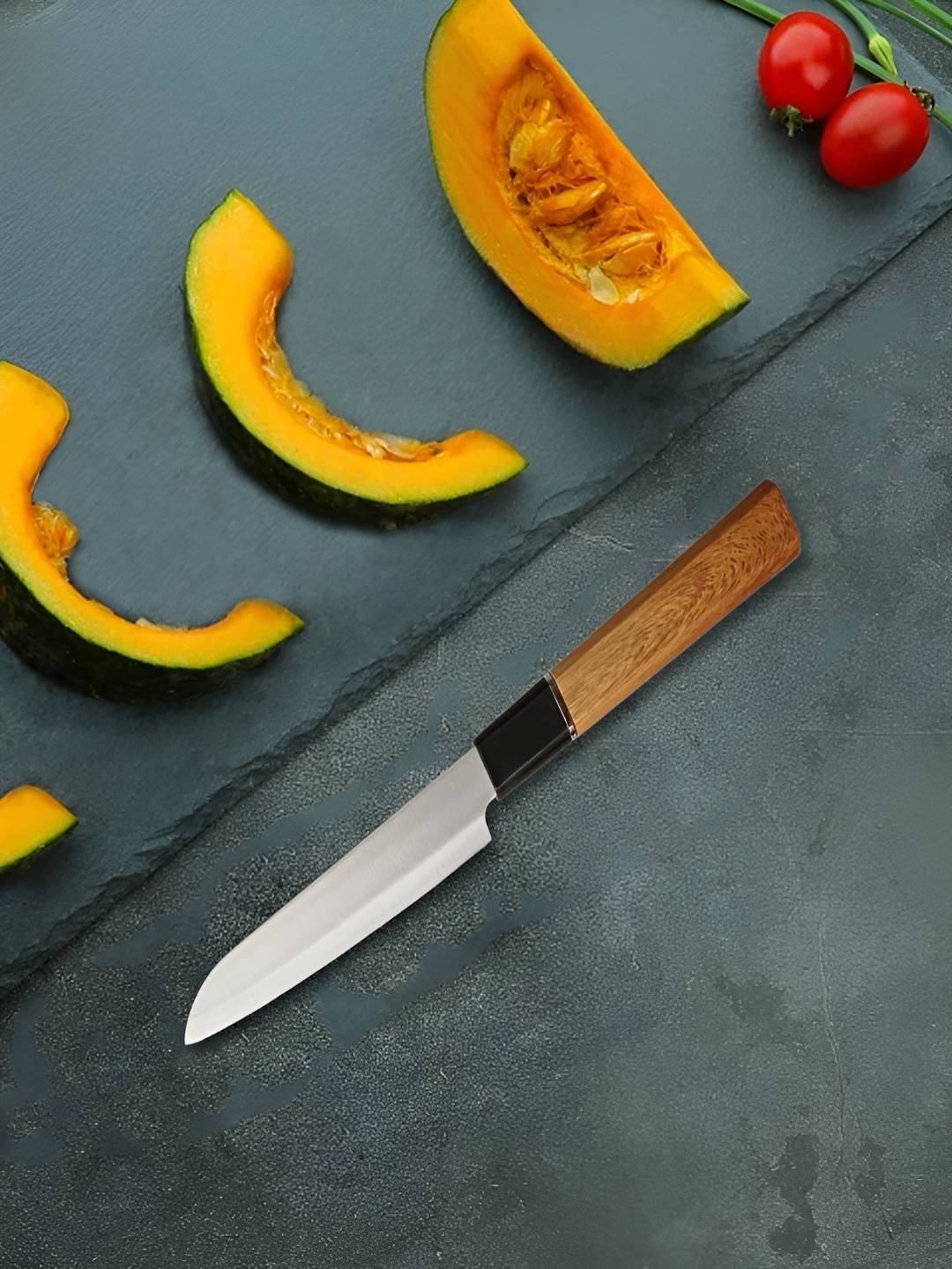 

MACHADO Silver-Toned And Brown Stainless Steel Knife