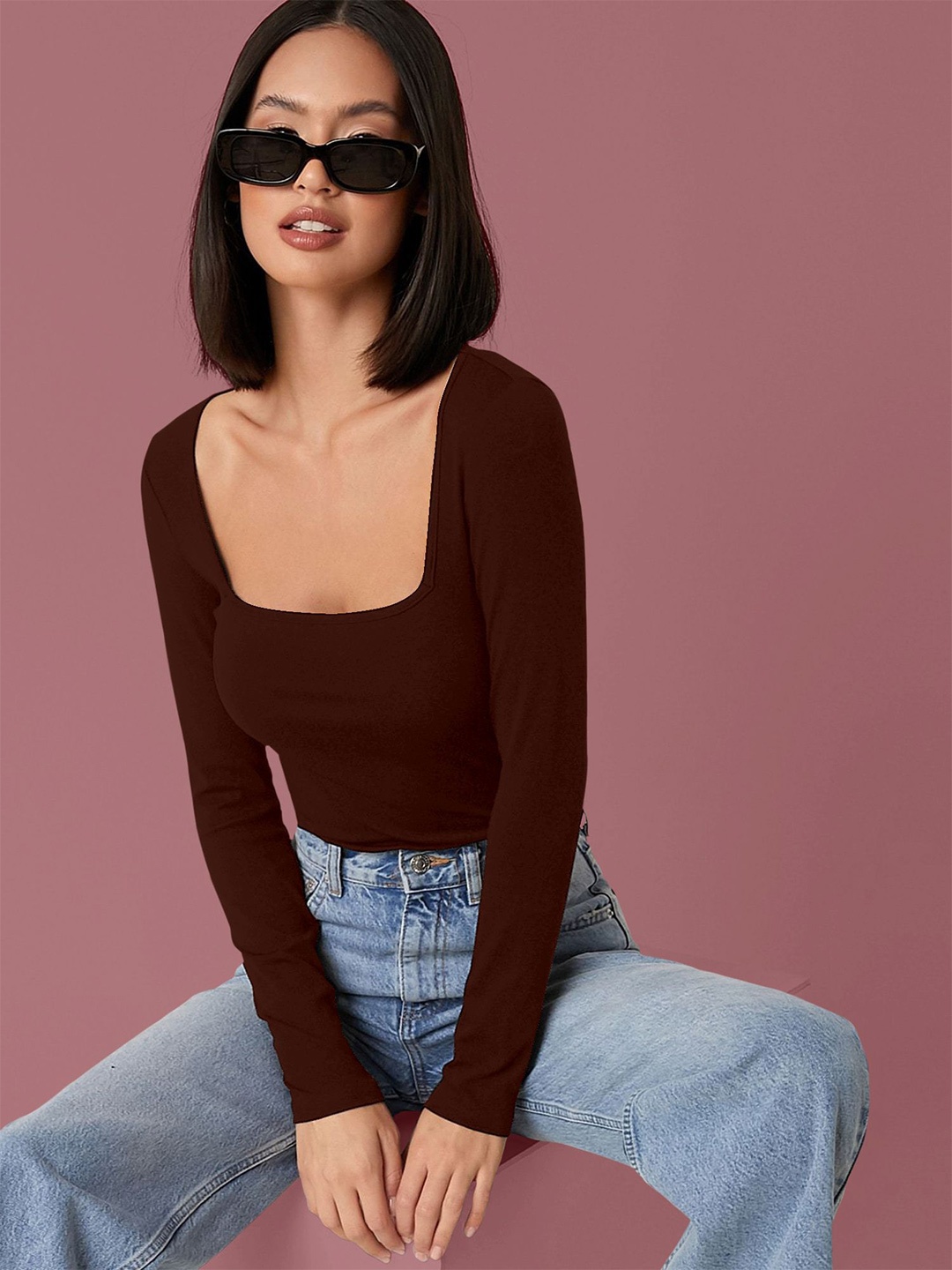 

Dream Beauty Fashion Top, Brown