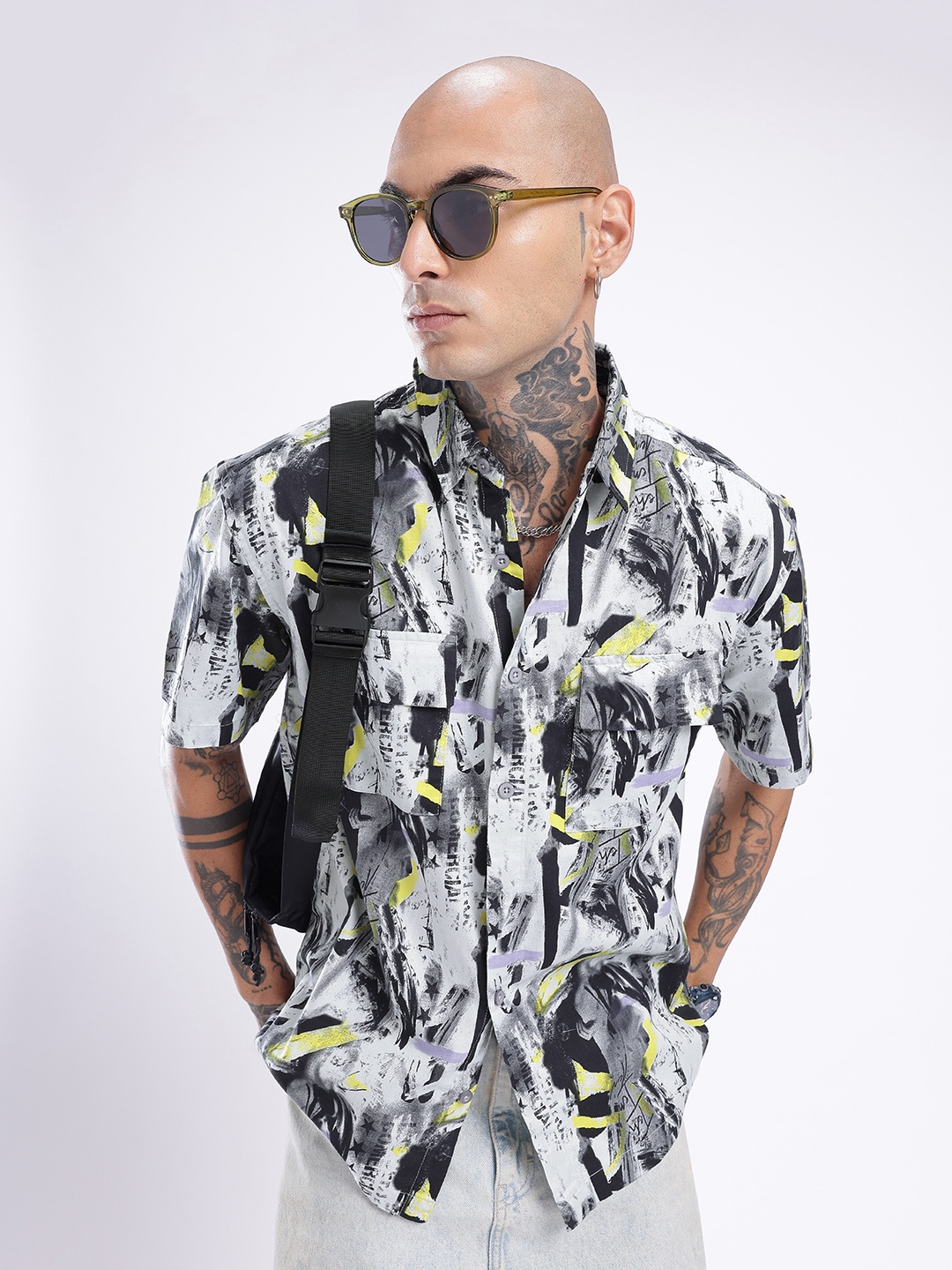 

Kook N Keech Downtown Dope Printed Relaxed Fit Casual Shirt, Multi