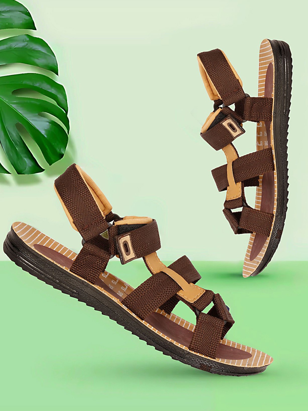 

Genial Men Comfort Sandals, Brown