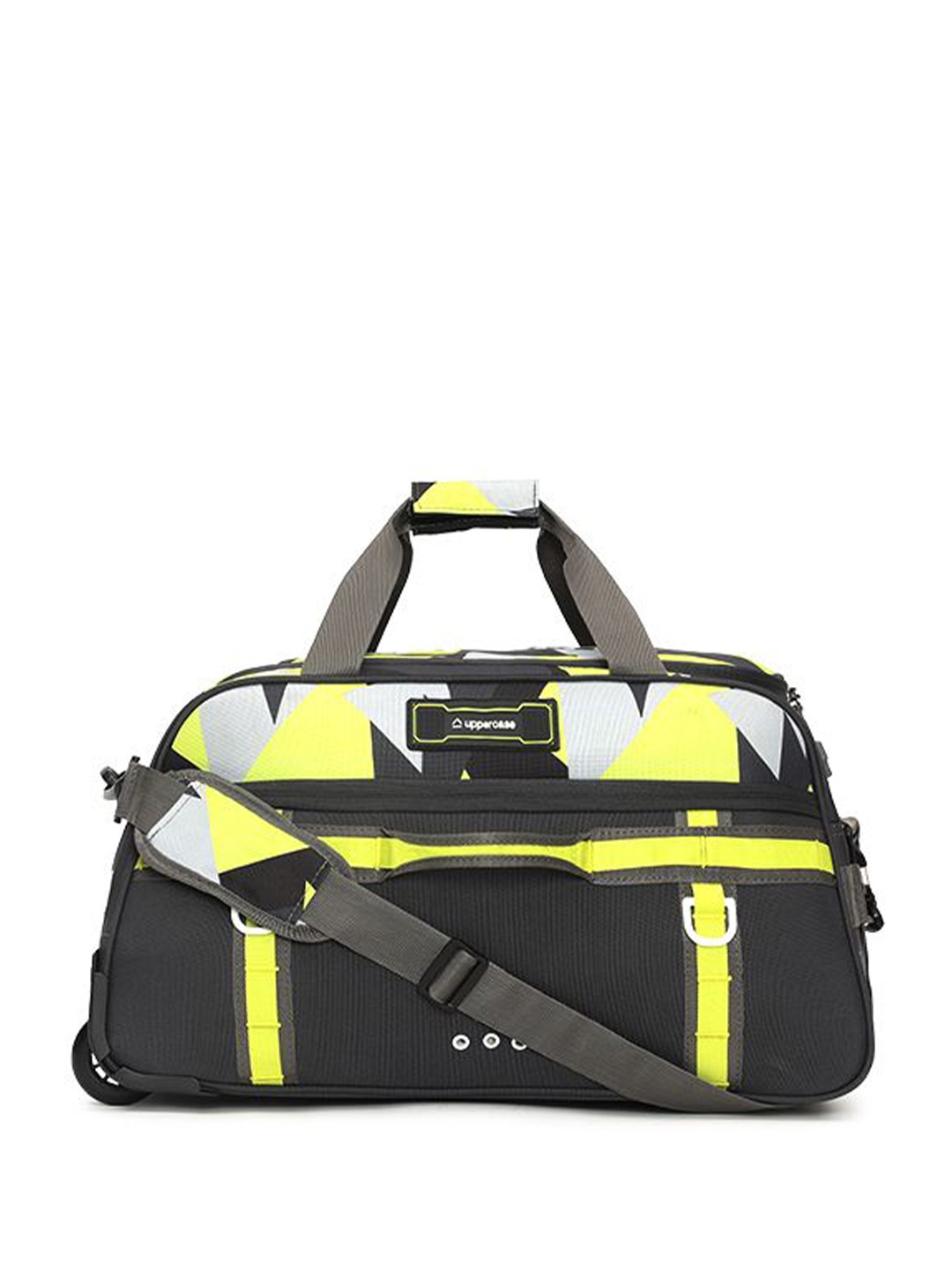 

uppercase Printed Large Duffel Trolley Bag-46 L, Green