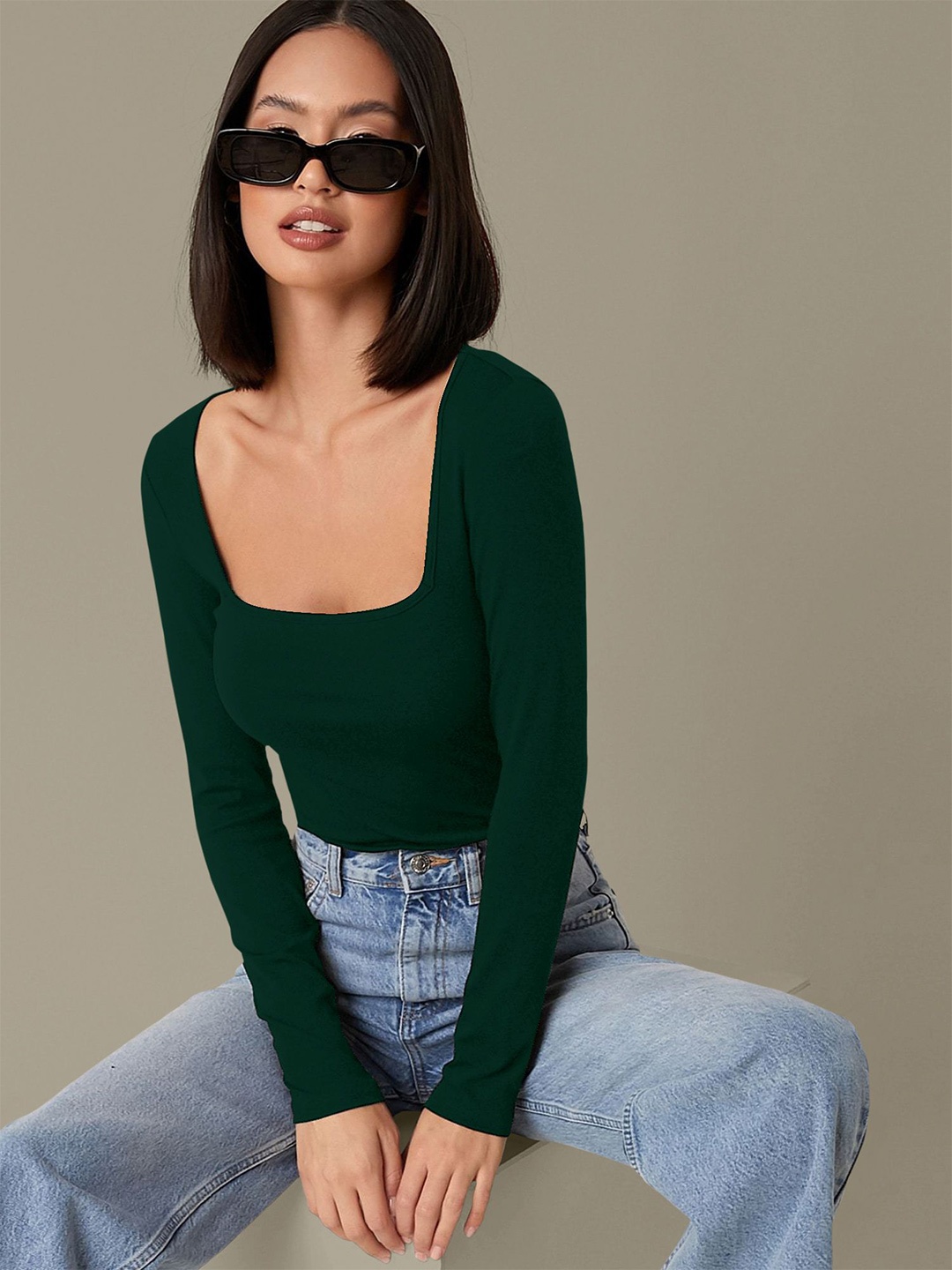 

Dream Beauty Fashion Top, Green