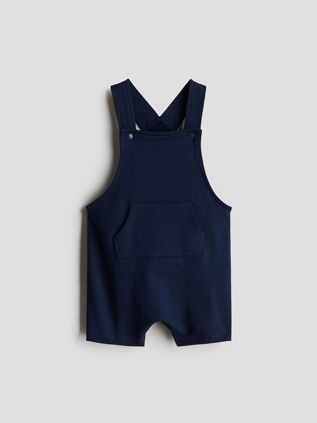 

H&M Sweatshirt Dungaree Shorts, Blue