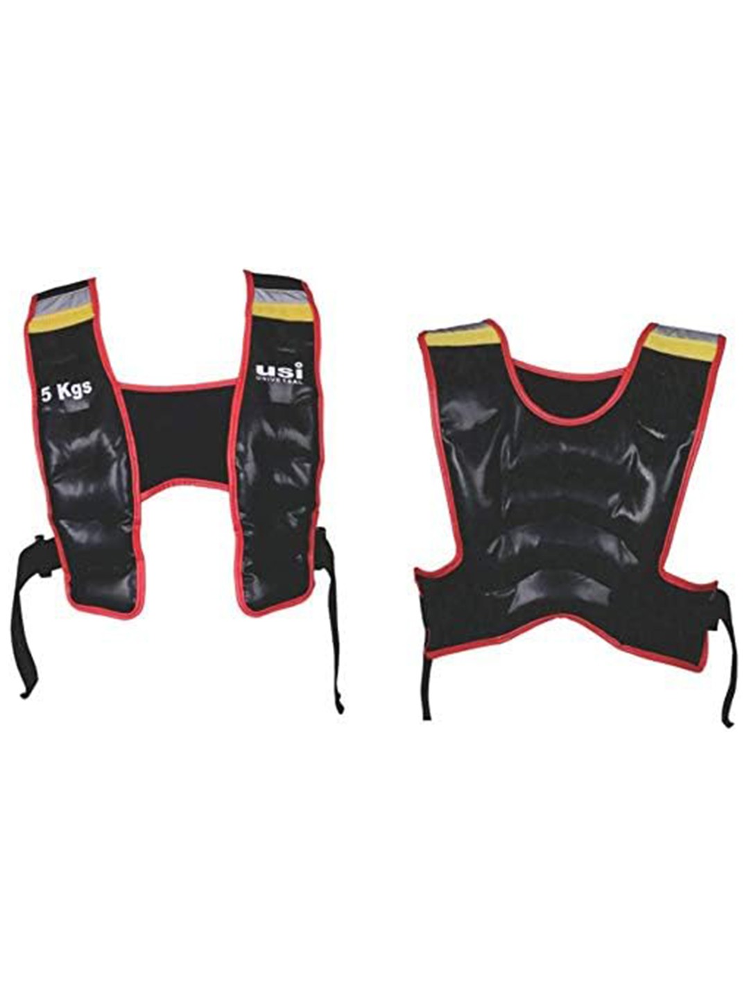 

USI UNIVERSAL THE UNBEATABLE Weight Training Vest Jacket With Adjustable Buckle, Black