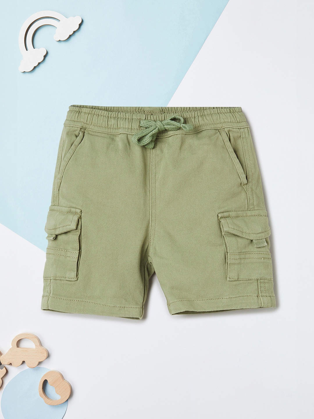 

max Boys Cargo Shorts, Green