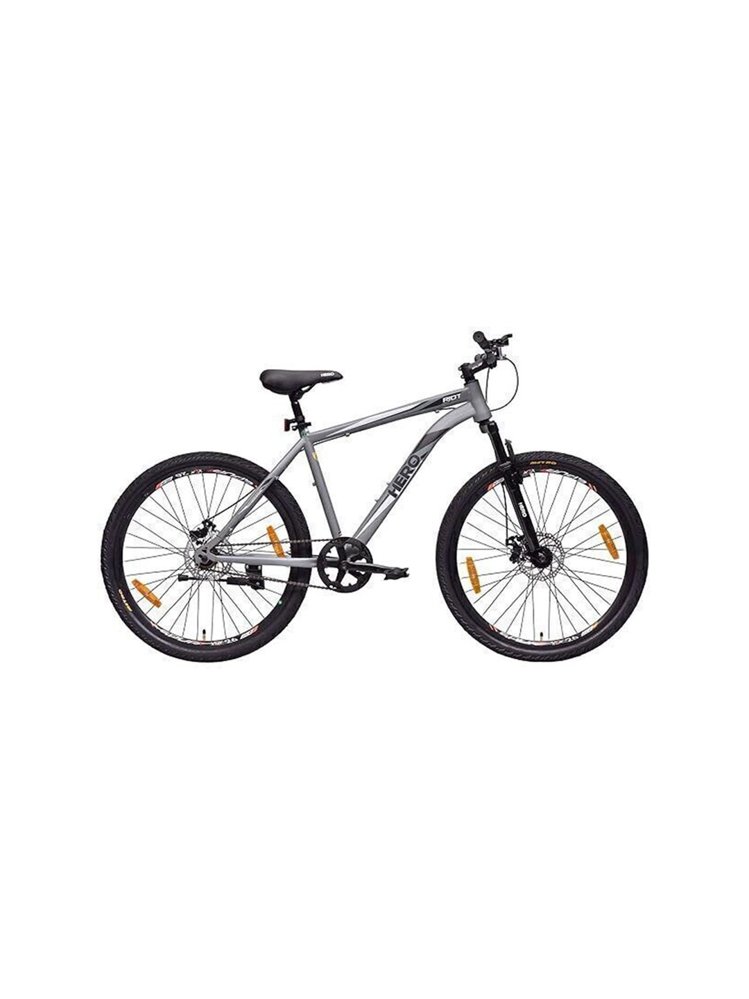 

Hero Printed Riot 26T MTB Bike Single Speed Mountain Bike, Grey