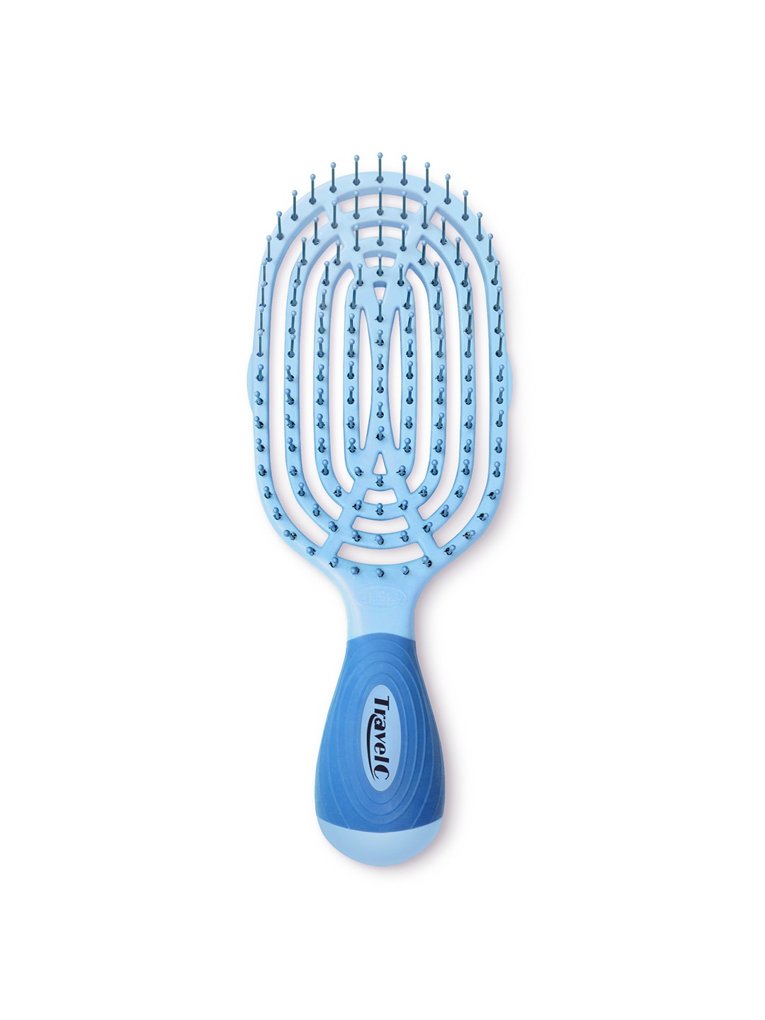 

NuWay 4Hair Patented Scalp Care Detangler Paddle Hair Brush - Blue