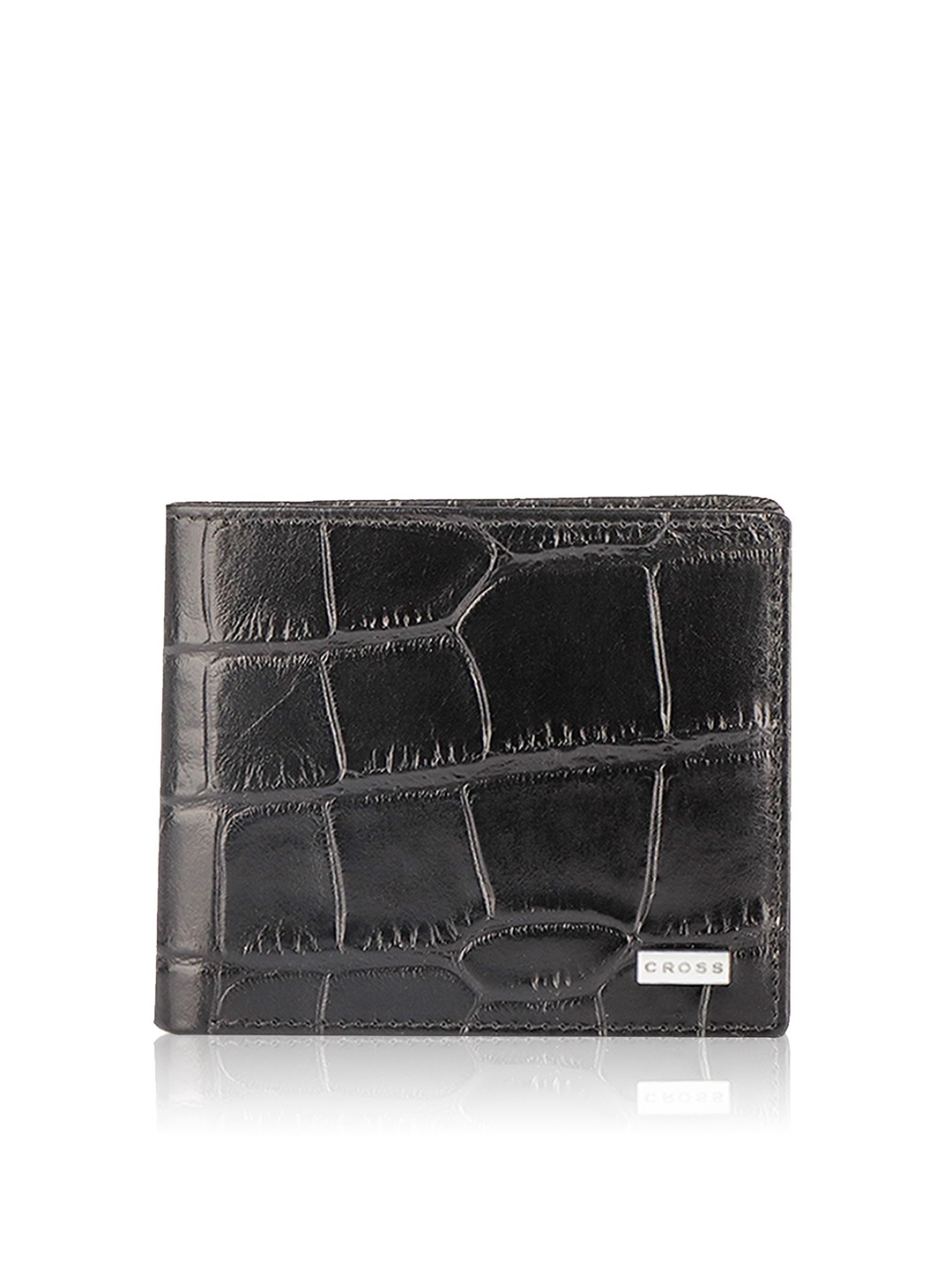 

Cross Men Textured Leather Two Fold Wallet, Black