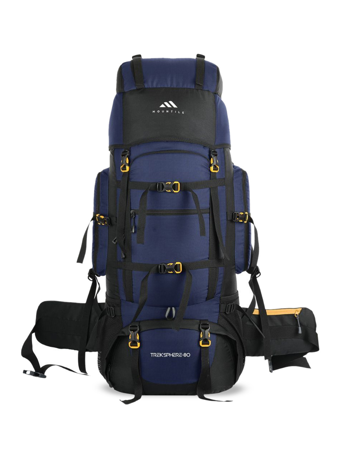 

MOUNTILE Treksphere Rucksack Travel Backpack - 80L, Blue
