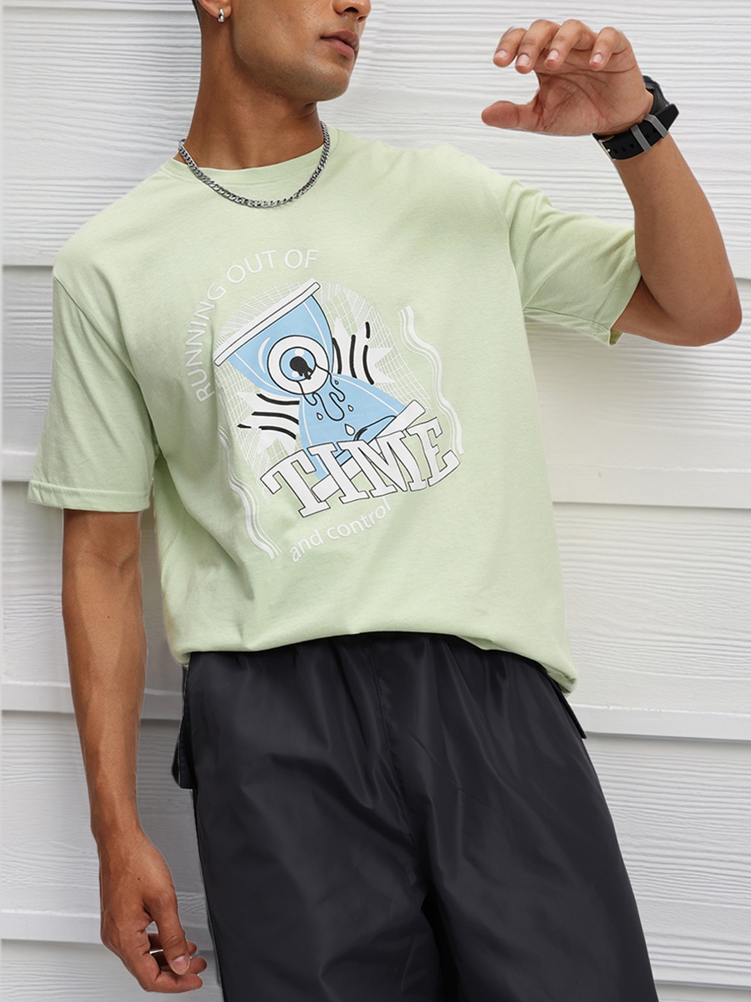 

Kook N Keech Retro Replay Printed Regular T-shirt, Green