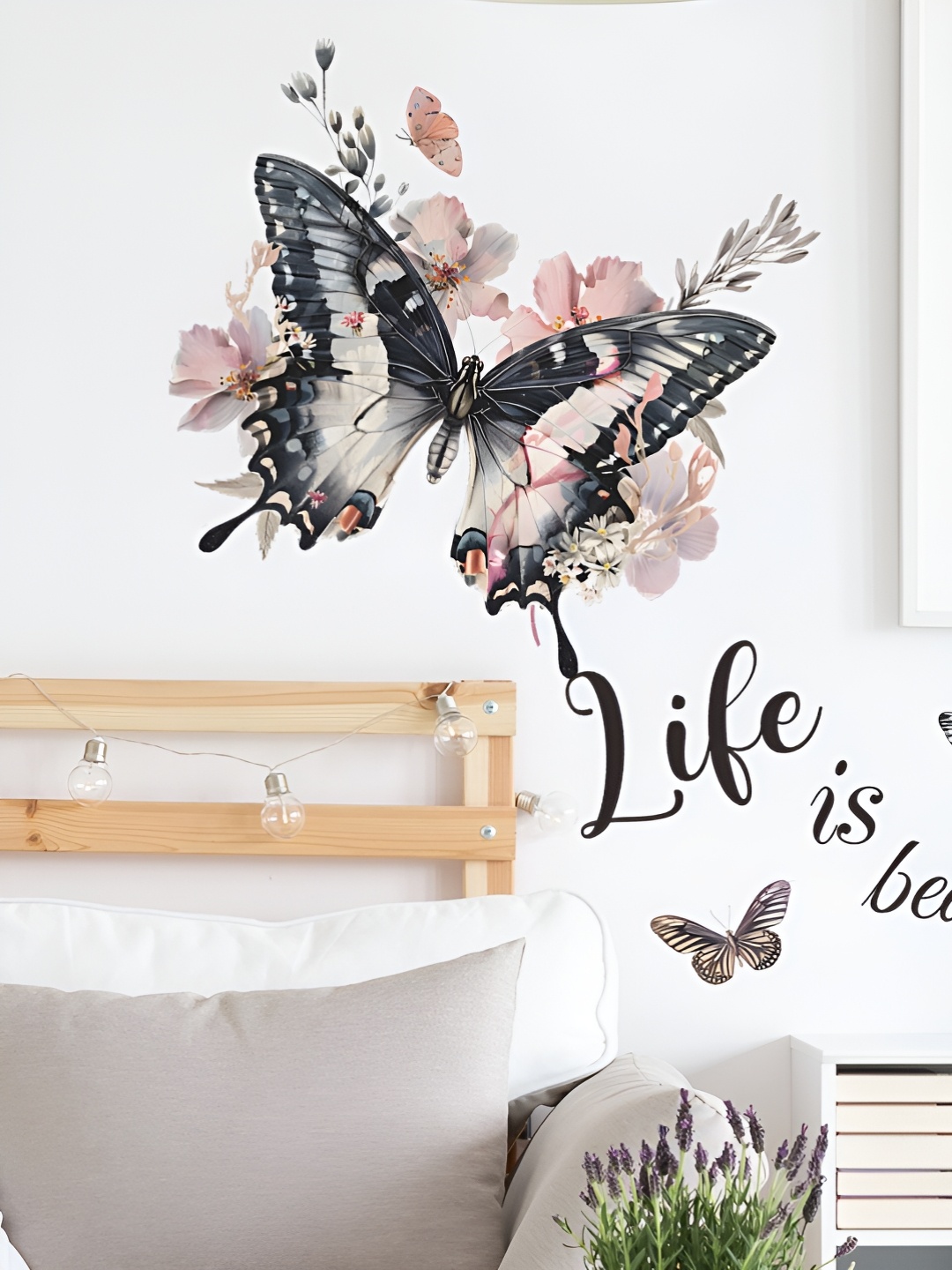

Jaamso Royals Black & Pink Self Adhesive Waterproof Wall Sticker