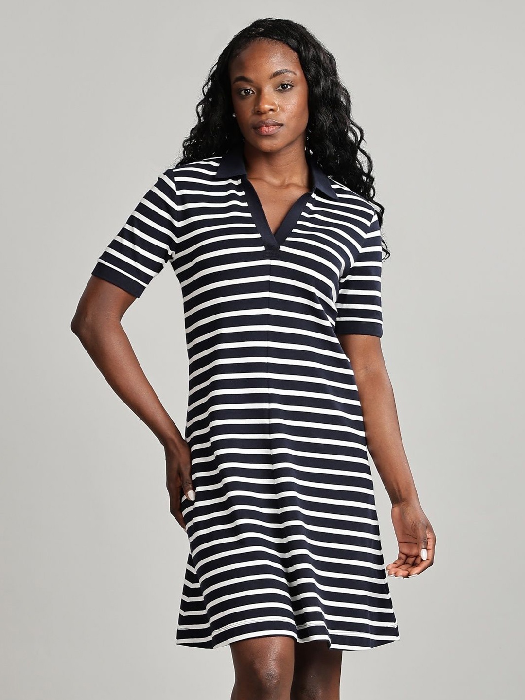

Tommy Hilfiger Striped T-shirt Dress, Navy blue