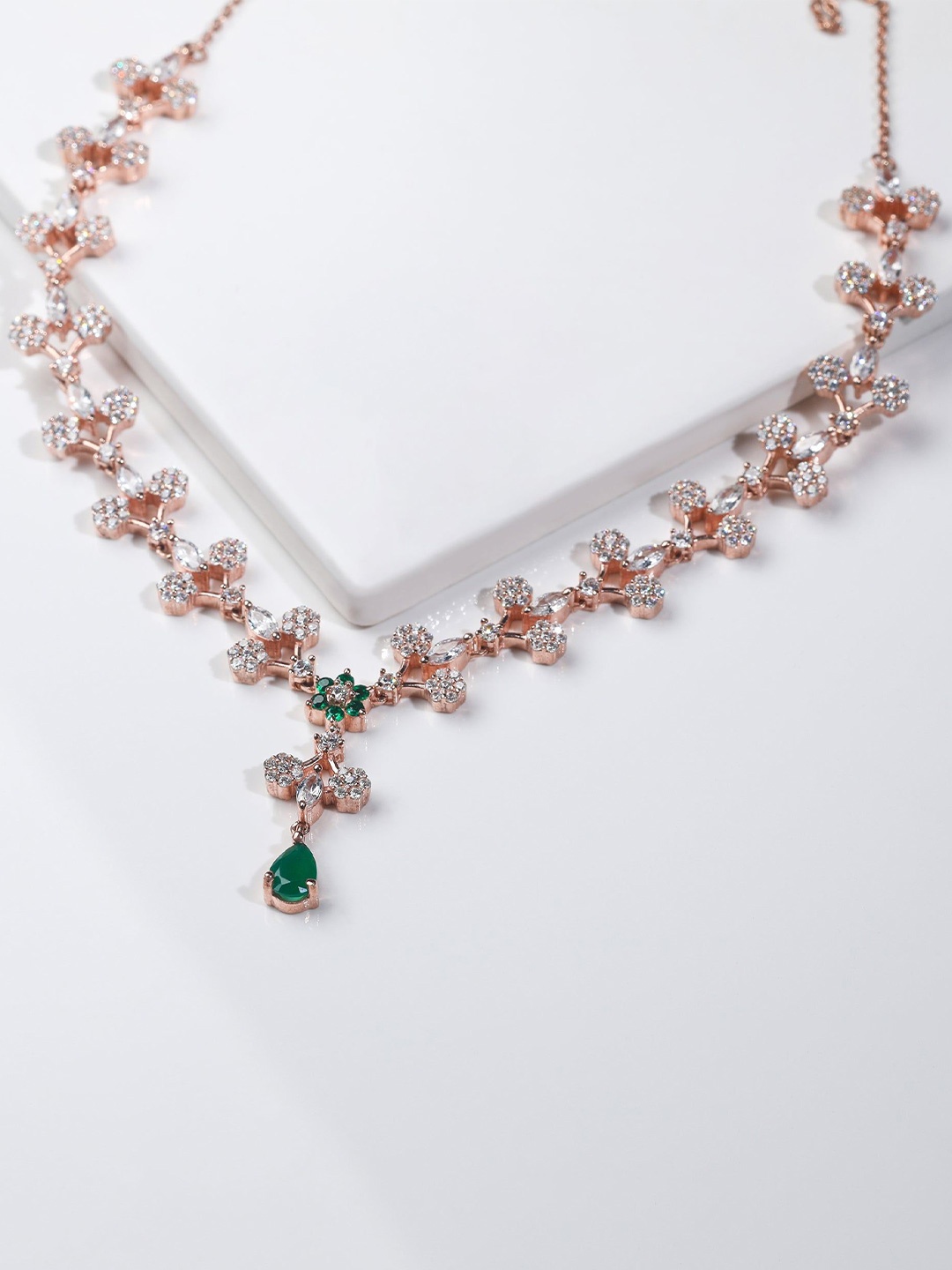 

GIVA Sterling Silver Rose Gold-Plated Necklace