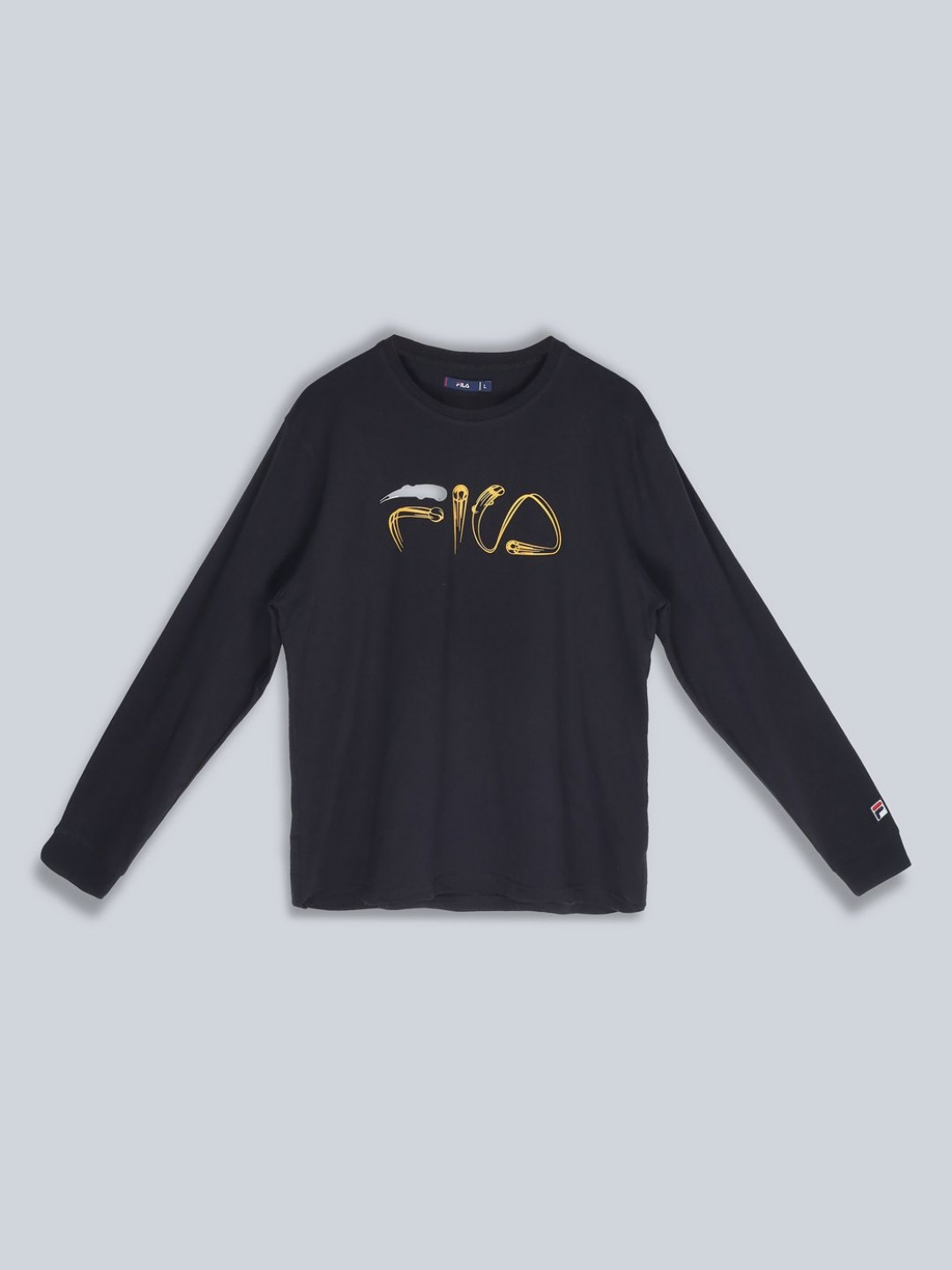 

FILA Men Drop-Shoulder Sleeves T-shirt, Black