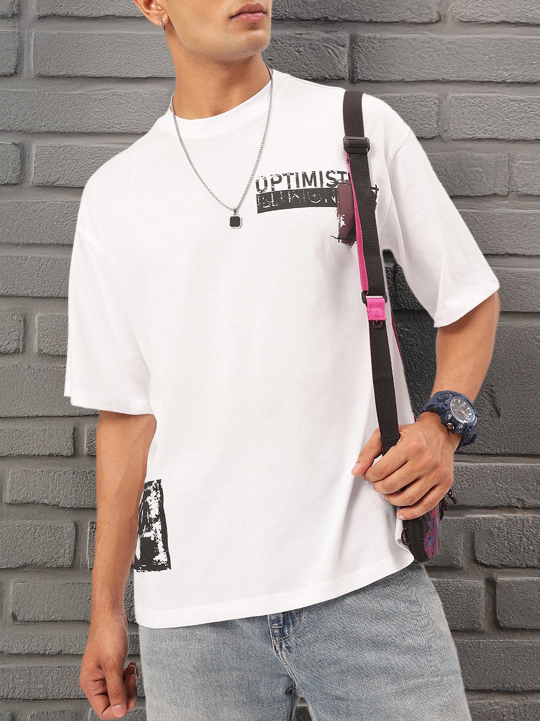 

Kook N Keech ChillCore Drop Sleeves Relax Tee, White