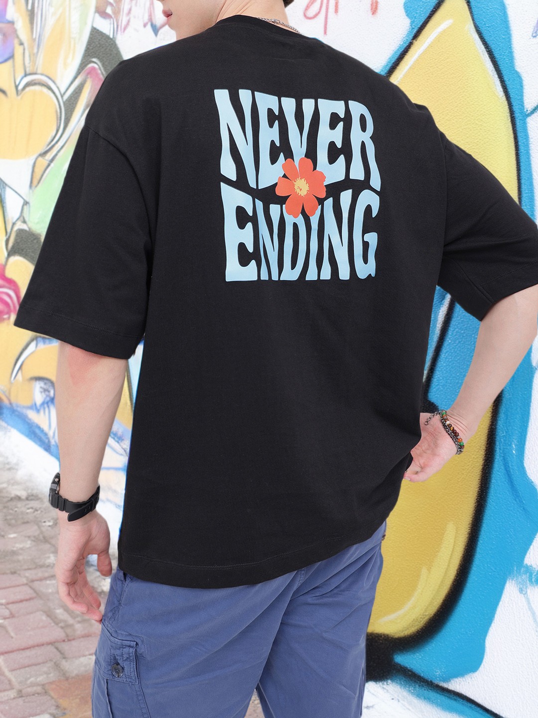 

Kook N Keech Timeless Black Swag Oversized T-shirt