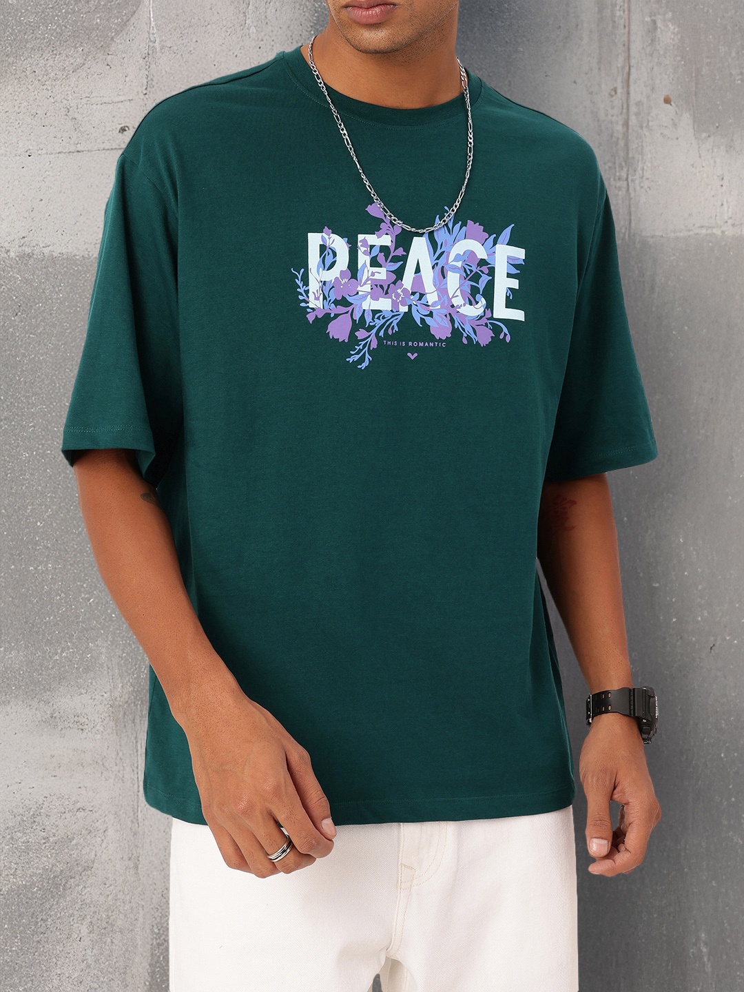 

Kook N Keech Modern Touch Printed Relaxed Fit T-shirt, Green